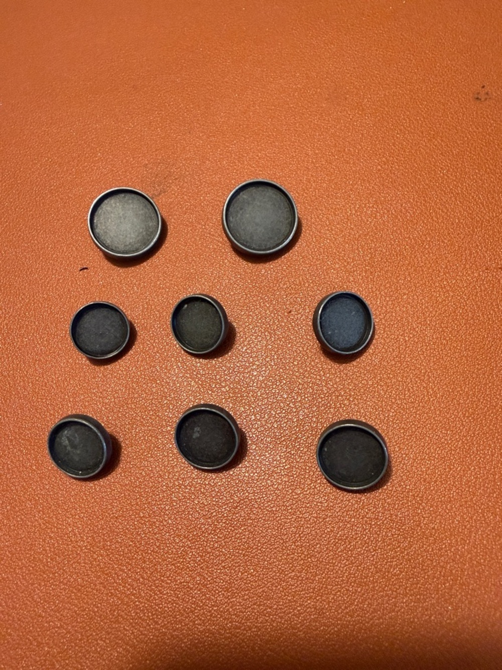 Blazer Buttons Gray & Black Tones